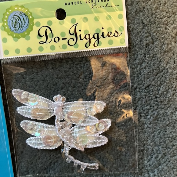 Decorative Details Scrapbook Stickers Patches Dragonfly Dragonflies Appliqué NEW - Picture 3 of 5